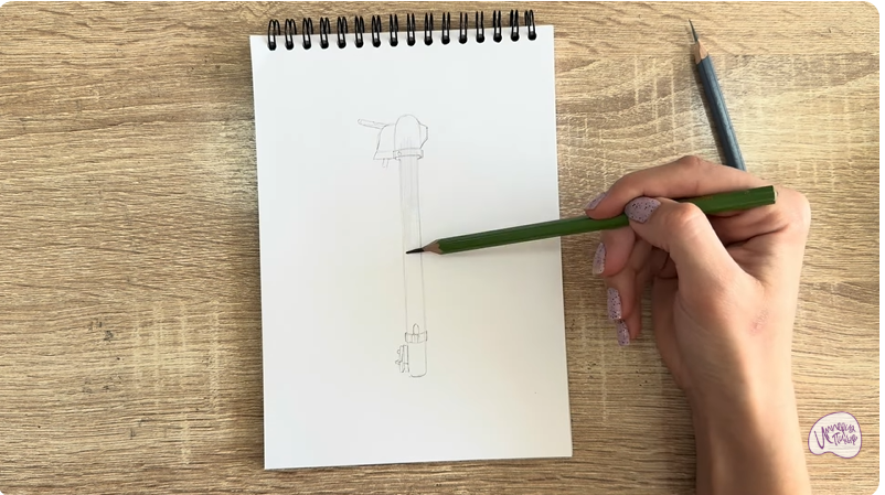 Рисуем Колонка водоразборная