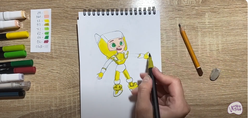 Рисуем Флай из "Геройчики"