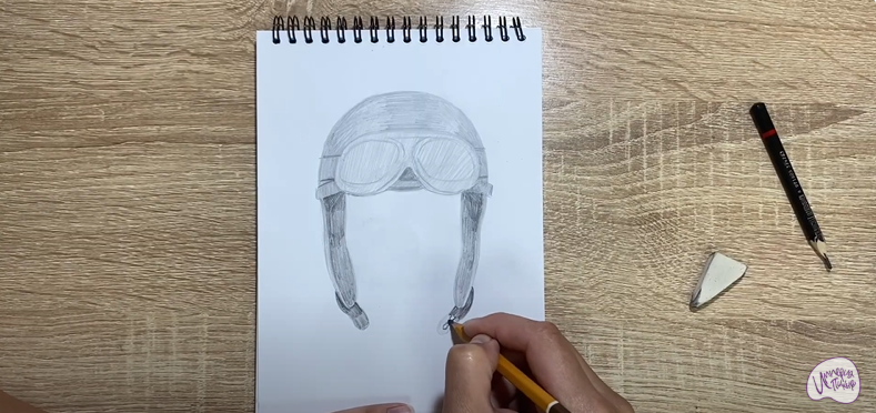 Рисуем Лётный шлем