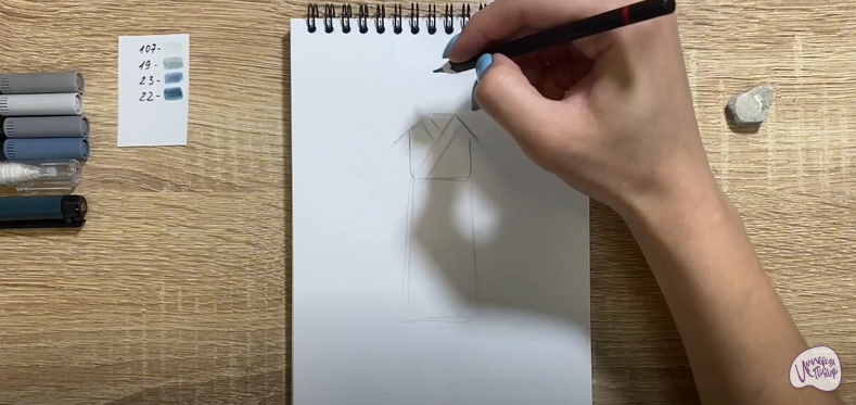 Рисуем Костюм Китая