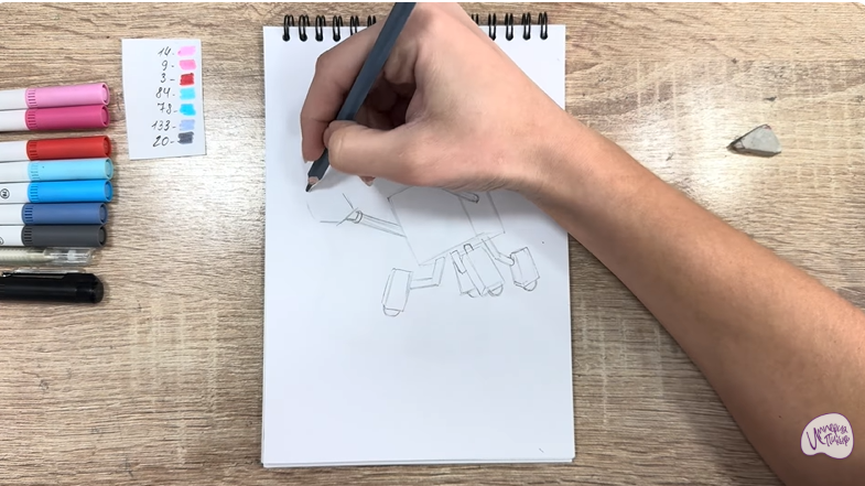 Рисуем Тяга из "Живой гараж"