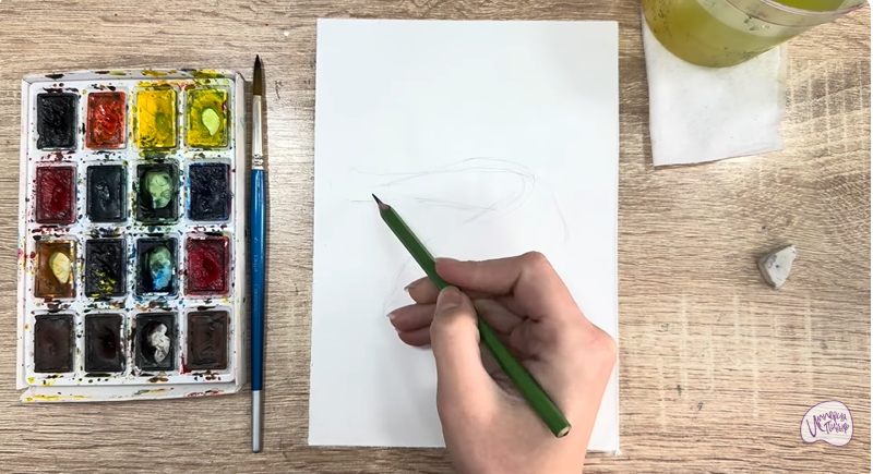 Рисуем Налим