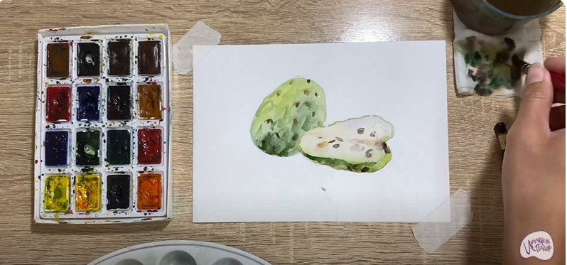 Рисуем Черимойя