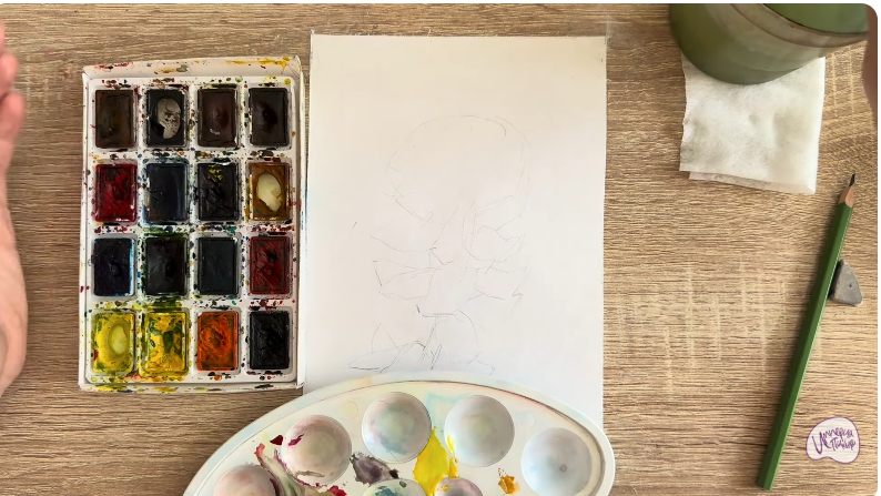 Рисуем Радиола розовая