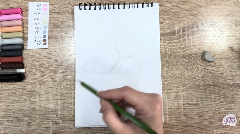 Рисуем Пуа из "Моана"