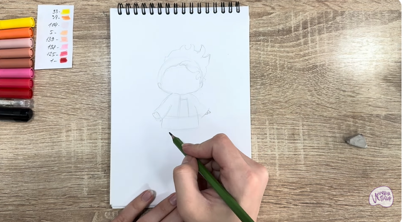 Рисуем Эмбер Синнамон