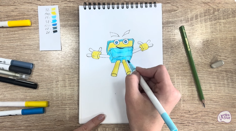 Рисуем Мозг из "Живой гараж"