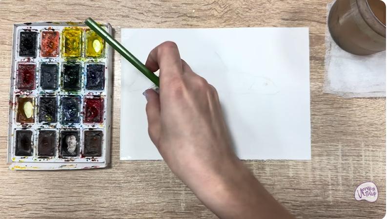 Рисуем Ленский пескарь