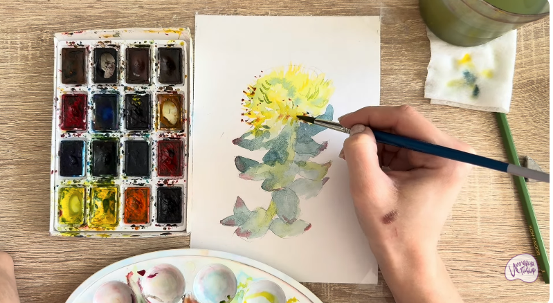 Рисуем Радиола розовая