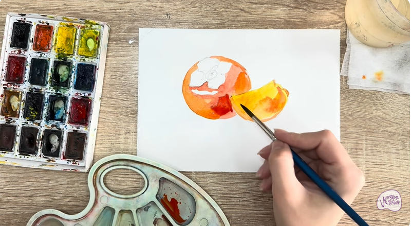 Рисуем Хурма