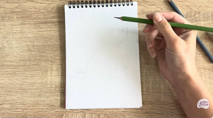 Рисуем Кошка породы Рэгдолл
