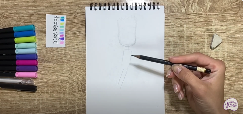 Рисуем Бак из "Команда Флоры"