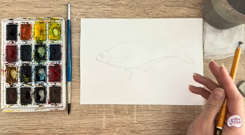 Рисуем Белоглазка