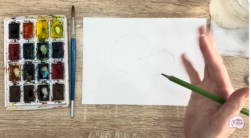 Рисуем Хурма