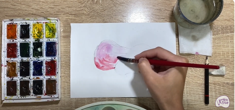 Рисуем Яванское яблоко