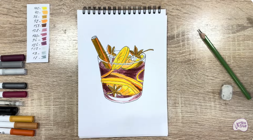 Рисуем Глинтвейн