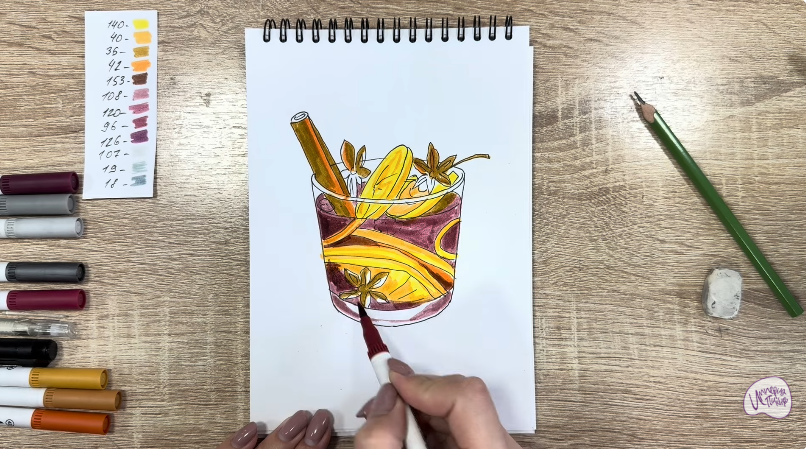 Рисуем Глинтвейн