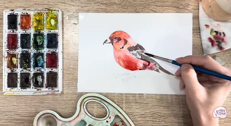 Рисуем Клест - еловик