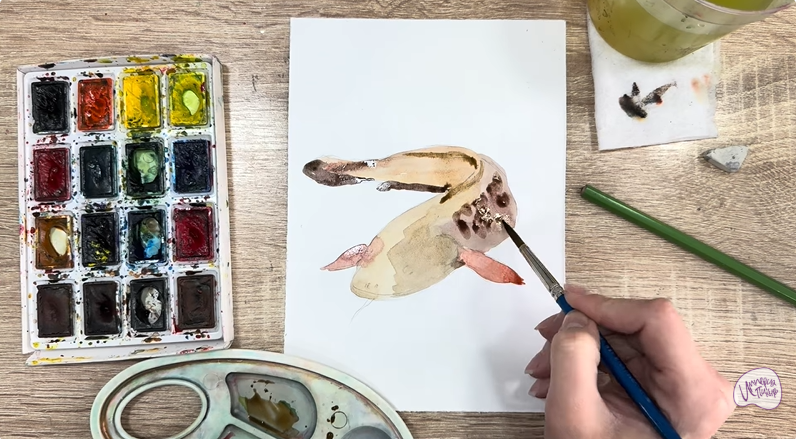 Рисуем Налим