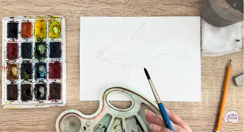 Рисуем Белоглазка