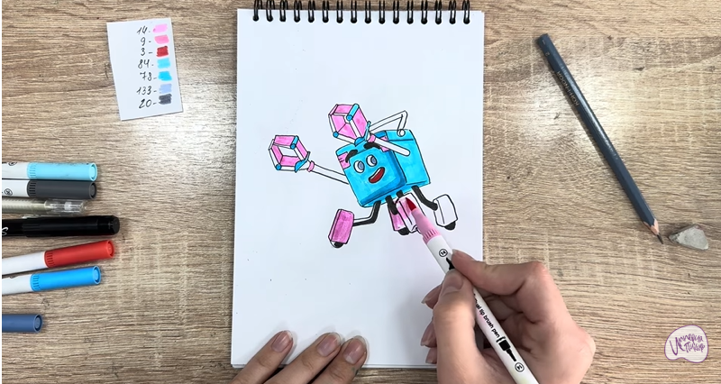 Рисуем Тяга из "Живой гараж"