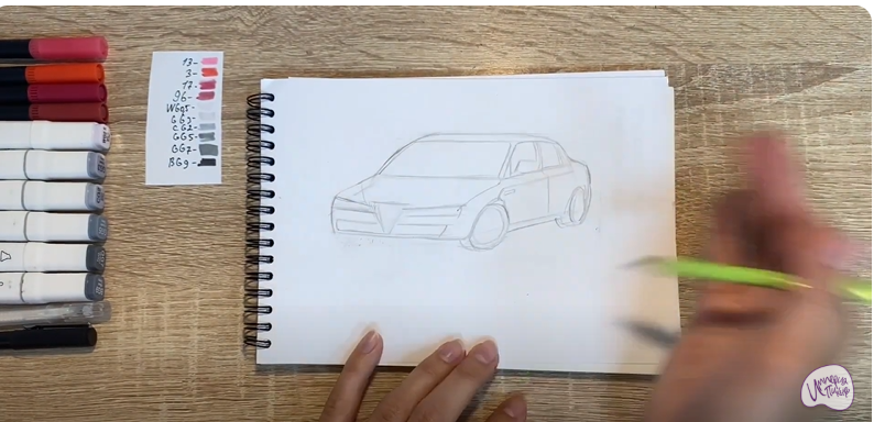 Рисуем Alfa Romeo