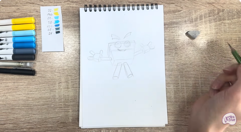 Рисуем Мозг из "Живой гараж"