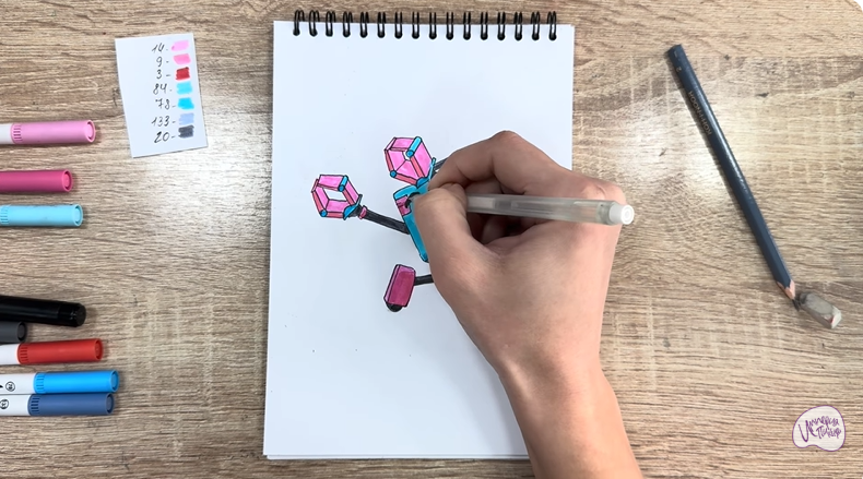 Рисуем Тяга из "Живой гараж"