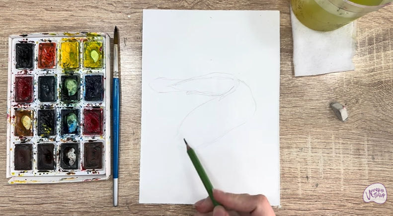 Рисуем Налим