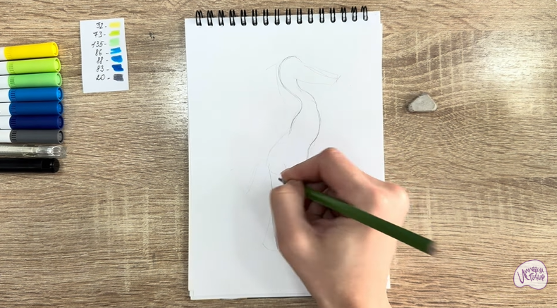 Рисуем Веган из «Доктор Динозавров»