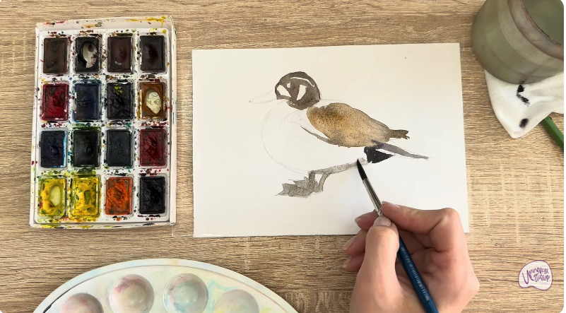 Рисуем Чирок-клоктун