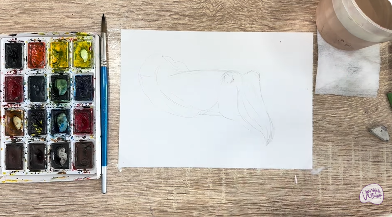 Рисуем Каракатица