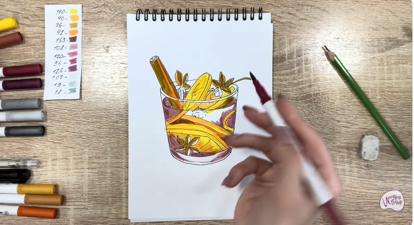 Рисуем Глинтвейн