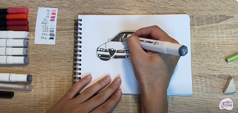 Рисуем Alfa Romeo