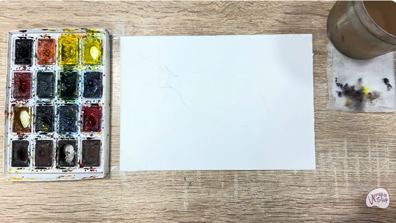 Рисуем Рыба-хирург