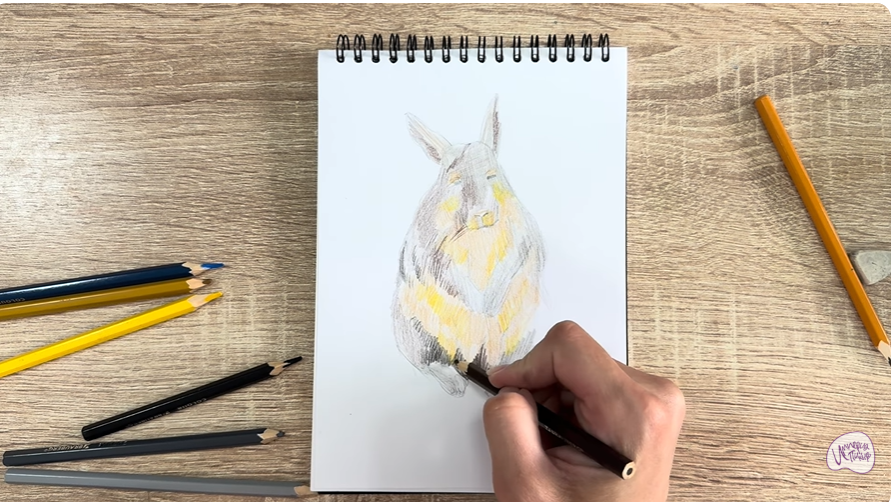 Рисуем Горная вискаша