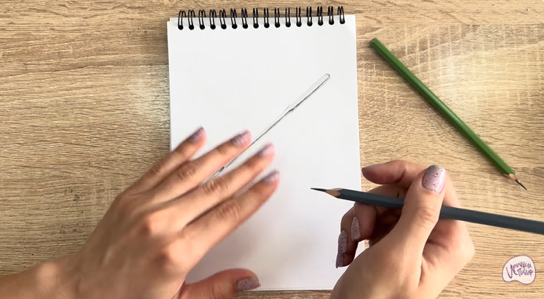 Рисуем Игла для швейной машинки