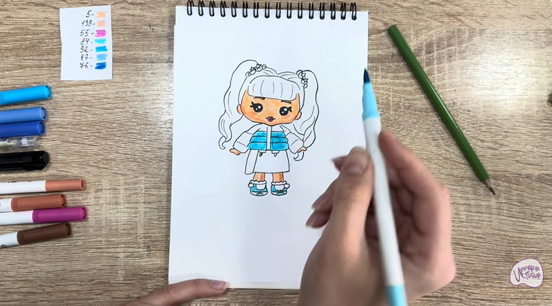 Рисуем Рори Блуберри