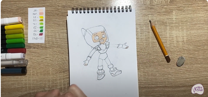 Рисуем Флай из "Геройчики"
