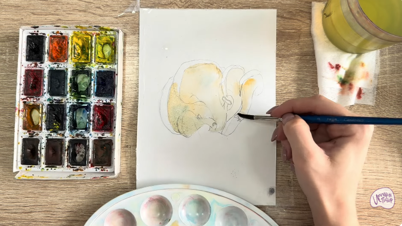 Рисуем Вешенки