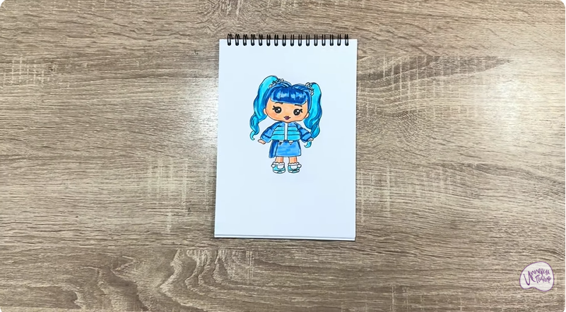 Рисуем Рори Блуберри