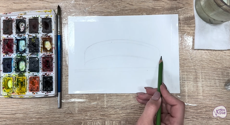 Рисуем Стадион Краснодар