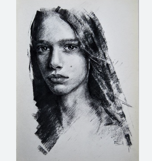 Рисуем Техника сухая кисть