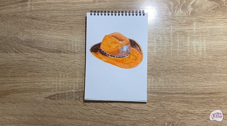 Рисуем Шляпа шерифа
