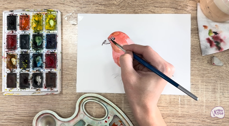 Рисуем Клест - еловик