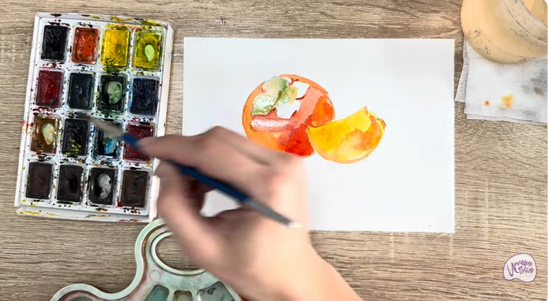 Рисуем Хурма