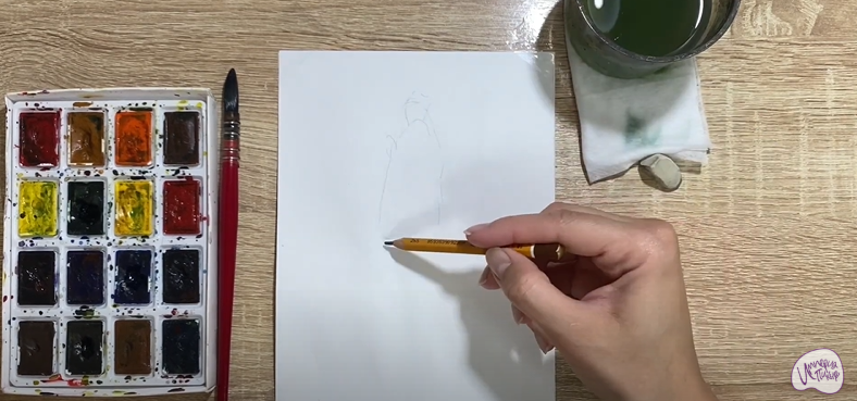 Рисуем Цветок "Маттиола"