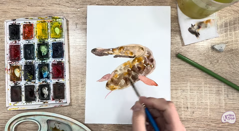 Рисуем Налим