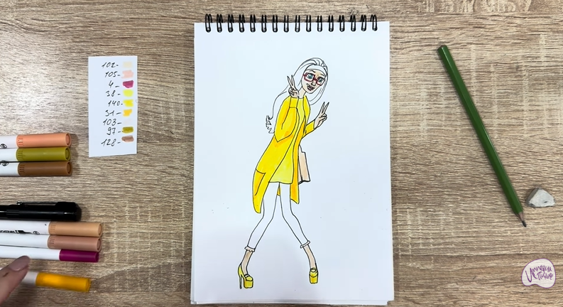 Рисуем Хани Лемон из "Город героев"