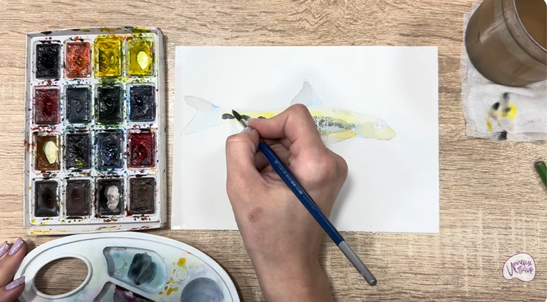 Рисуем Ленский пескарь